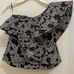 ZARA One Shoulder Top